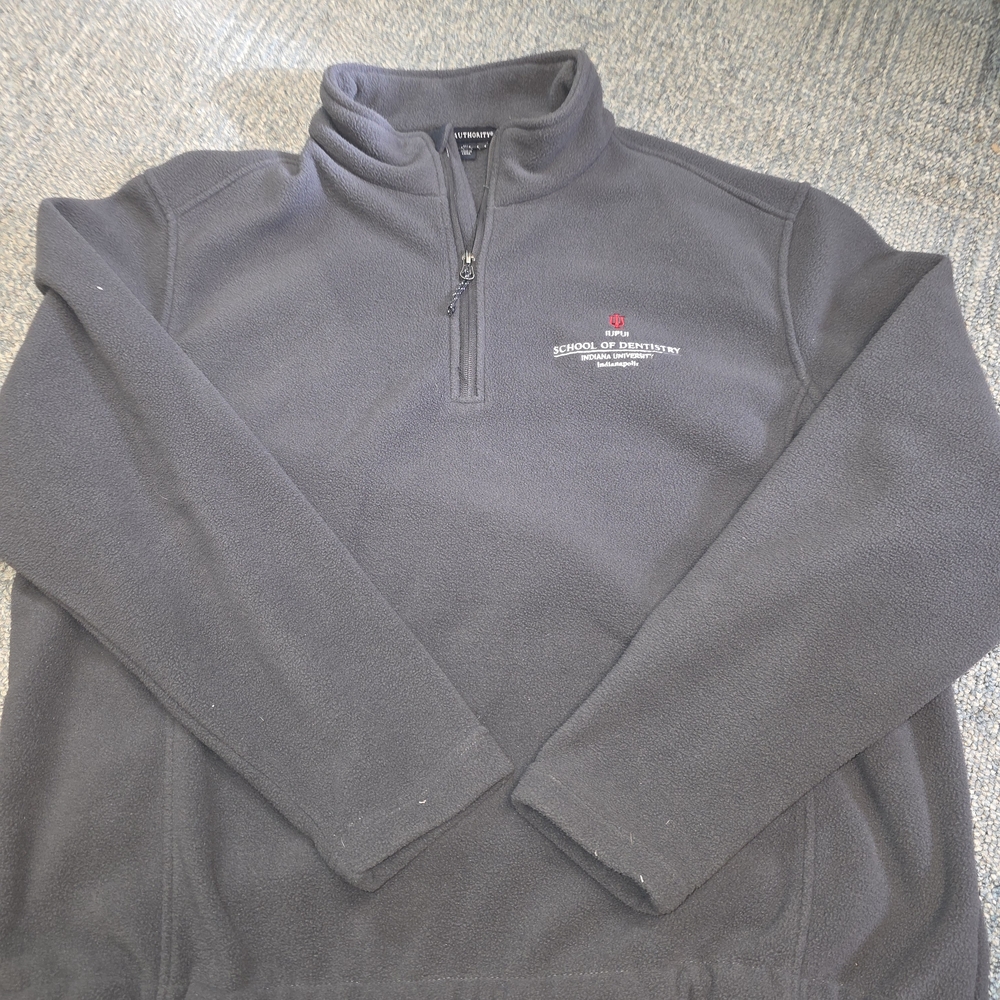 Port Authority IU Quarter-Zip Fleece with Embroidered School Logo